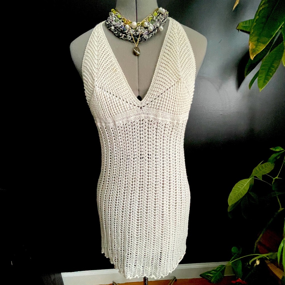 Crotchet Halter Dress